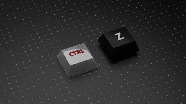 CTRL + Z Command Animated in 4K Resolution