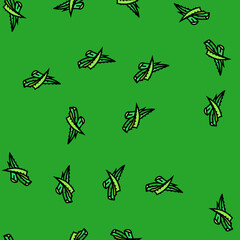 Fototapeta premium fresh aloe vera vector seamless pattern fresh aloe vera sign illustration