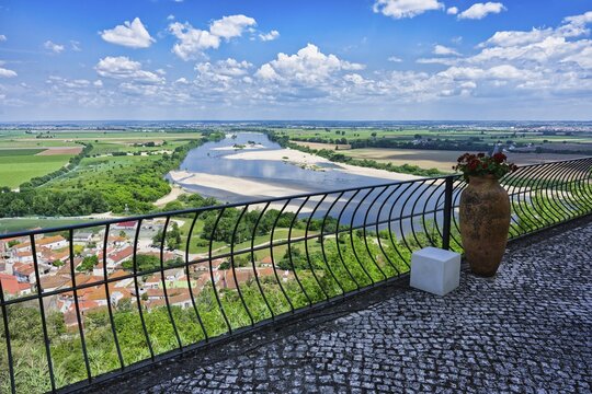 View over the Tagus River, Santarem, Ribatejo, Portugal