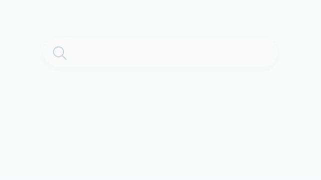 Minimalist White Search Bar Interface Element for Web Design and Internet Browser Search Application