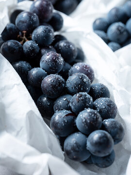 Packaged fresh grapes, fresh fruit