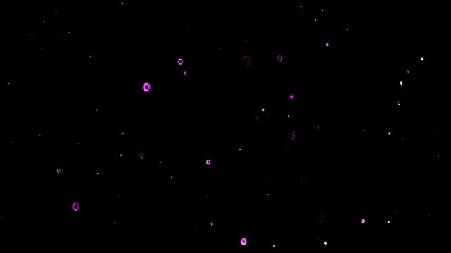 Falling Purple Glitters Background 4k Video