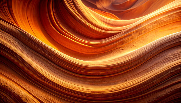 Minimalist abstract natural sandstone and terracotta clay texture with elegant organic curves backdrop