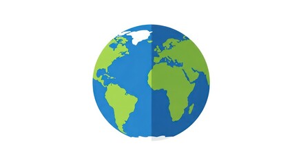 Fototapeta premium Globe Earth Planet World Map.