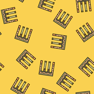 arch byzantine vector seamless pattern arch byzantine sign illustration