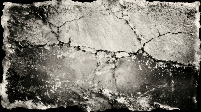 Abstract alternative photography chemistry texture inspired by traditional darkroom silver gelatin processes. Rich archival surface details perfect for backgrounds, design and fine art projects.