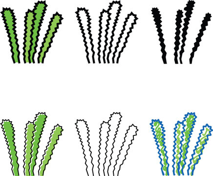 elodea densa color icon edition vector. elodea densa sign. isolated symbol
