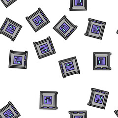 Fototapeta premium safe protect equipment vector seamless pattern safe protect equipment sign illustration