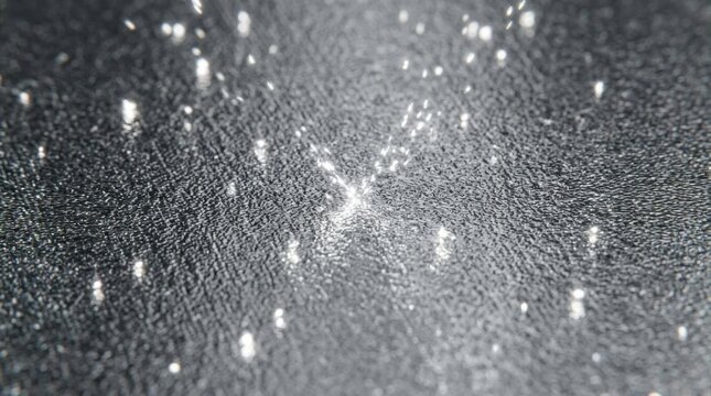 Dense Star Field and Distant Galaxy in Black and White Deep Space