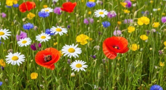 Gigapixel Collection of Colorful Wildflowers 107
