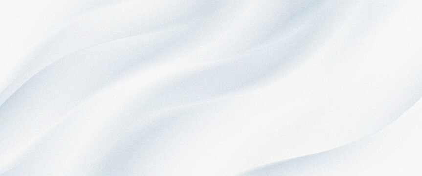 Soft Draped Fabric Fold, Light Grey White Elegant Background Grain Texture.
