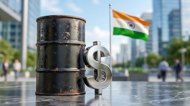 Oil Barrel and Dollar Financial Market
