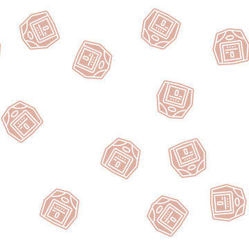 cyclometer bike device vector glyph seamless pattern cyclometer bike device sign illustration