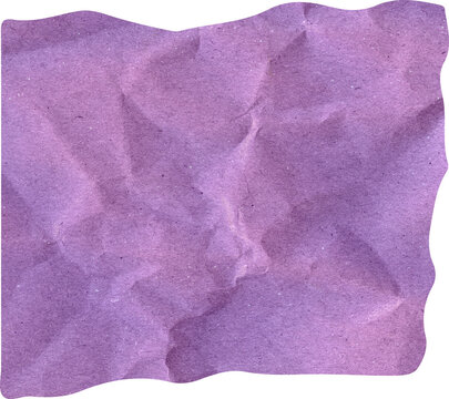 Purple Crumpled Paper Texture Wrinkled Violet Parchment Background Creased Scrap Material for Graphic Design and Stationery