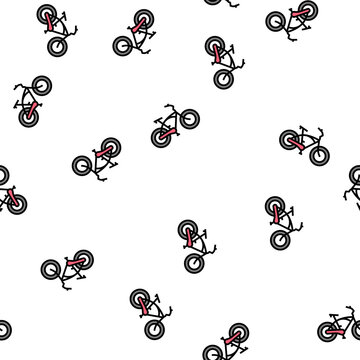 cruiser bike vector seamless pattern cruiser bike sign illustration