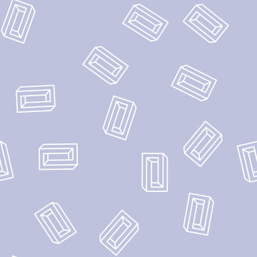 unreal impossible geometric shape vector line seamless pattern unreal impossible geometric shape sign illustration