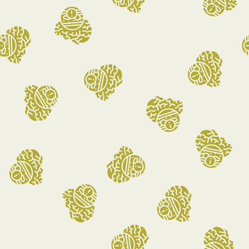 stroke caused cardiovascular issues vector glyph seamless pattern stroke caused cardiovascular issues sign illustration