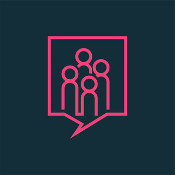 Social media soicial design human icons