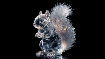 Obraz premium Glass Squirrel
