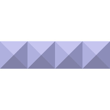 Horizontal purple 4-block line puzzle icon
