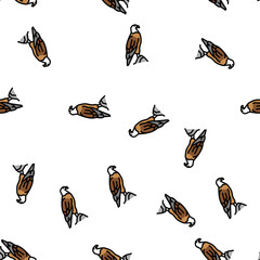 Fototapeta premium eagle bird in zoo vector seamless pattern eagle bird in zoo sign illustration