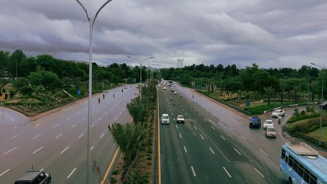  pakistan, Islamabad, pakistan, video of islamabad expressway, beautiful Islamabad aerial view, View of the highway of Capital of Pakistan.