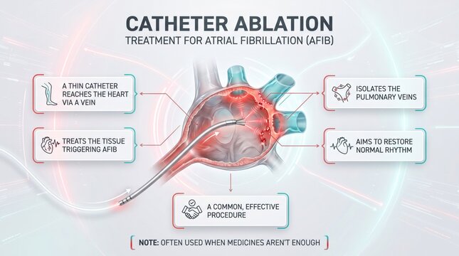 Catheter ablation for atrial fibrillation