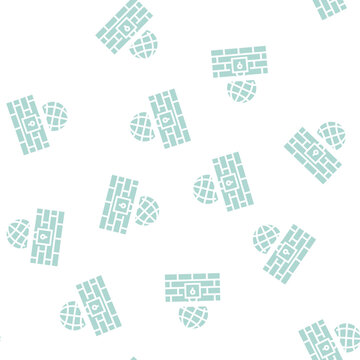 wall protection worldwide internet vector glyph seamless pattern wall protection worldwide internet sign illustration
