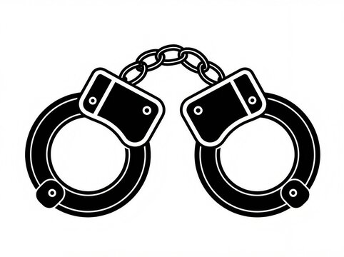 handcuffs vector 