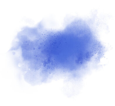 Watercolor stain decoration