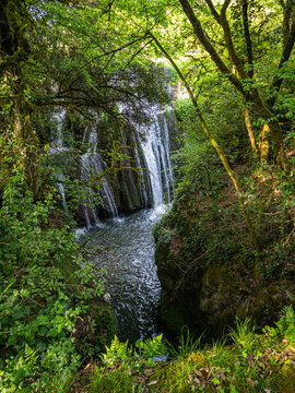 Beautiful scene in the Veio Regional Park, near Formello, Province of Rome, Lazio, Italy.