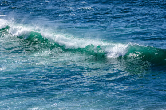 Pacific Ocean waves splashing