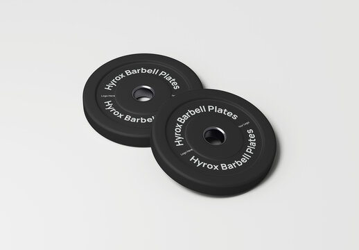 Hyrox Weight Plates Mockup