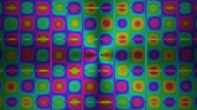 Colorful abstract pattern with vibrant shapes and lines
