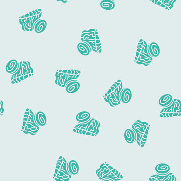 helminth meat parasite vector glyph seamless pattern helminth meat parasite sign illustration