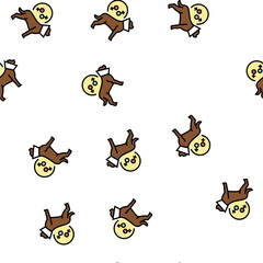 Fototapeta premium spaying and neutering pet vector seamless pattern spaying and neutering pet sign illustration