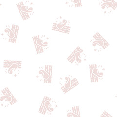 Obraz premium baptism christianity vector glyph seamless pattern baptism christianity sign illustration