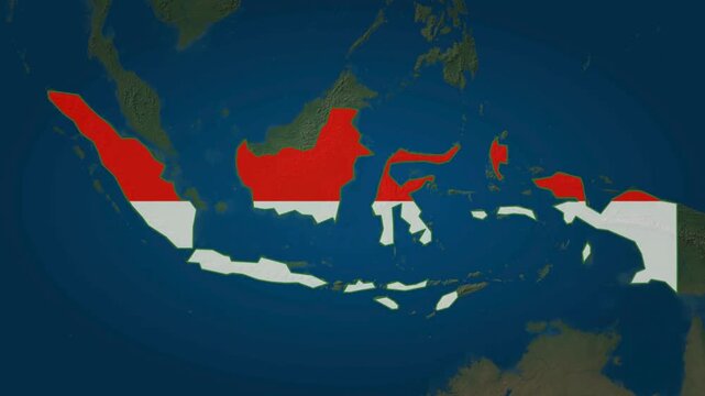 Worldwide Air Travel Route Map Linking  Germany With Indonesia Through Skies