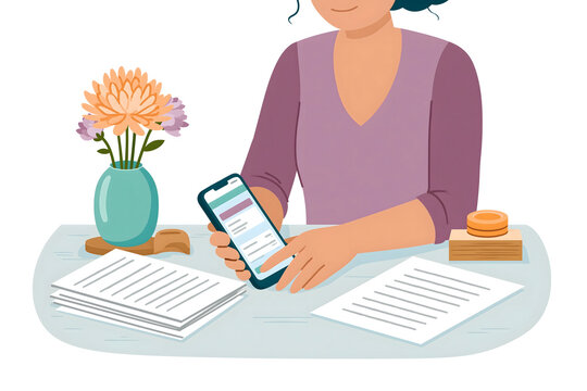 Exploring Modern Workspaces: A Glimpse into Productive Lifestyle with Digital Tools and Nature's Touch
