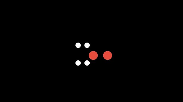 2D chemistry animation of hydrogen and oxygen atoms forming covalent bonds to create a water molecule, conceptual science visualization of chemical bonding.