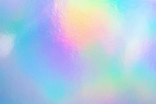 Holographic rainbow foil iridescent texture abstract hologram background