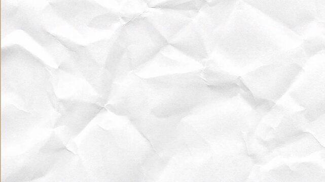 Paper crumpled background loop with vintage recycled craft texture. Organic rustic aesthetic stop-motion animation for artistic video overlays  Apple prores 422, 4k, stopmotion