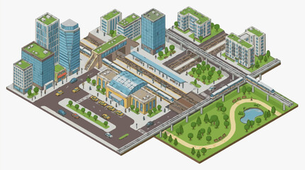 Urban Modern Cityscape Development. © Box
