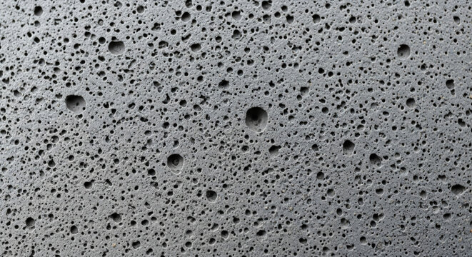 Gray Stone Texture with Small Pores and Air Bubbles - Abstract Background