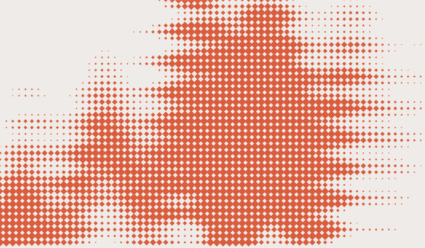 Halftone diamond pattern with varying density a vector illustration on a light background diamonds geometric dots texture gradient