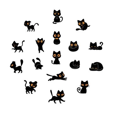 Whimsical Feline Expressions