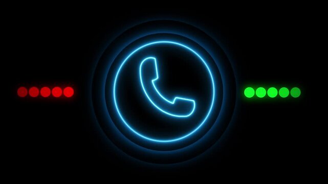 Modern communication technology animations illuminate telephone network metrics cleanly. Technical network support centers leverage this profile asset. Communication technology.