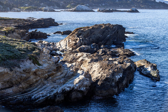 Rocky coast at Point Lobos State Natural Reserve