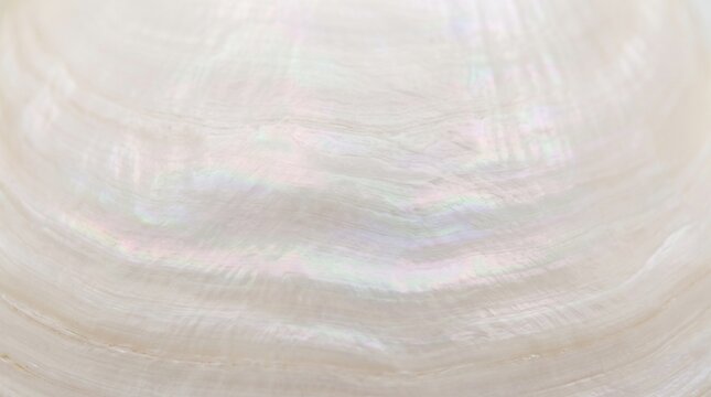 Abstract Iridescent Mother of Pearl Texture, Luminous Soft Nacre Background
