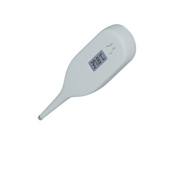 Digital Thermometer Illustration for Medical